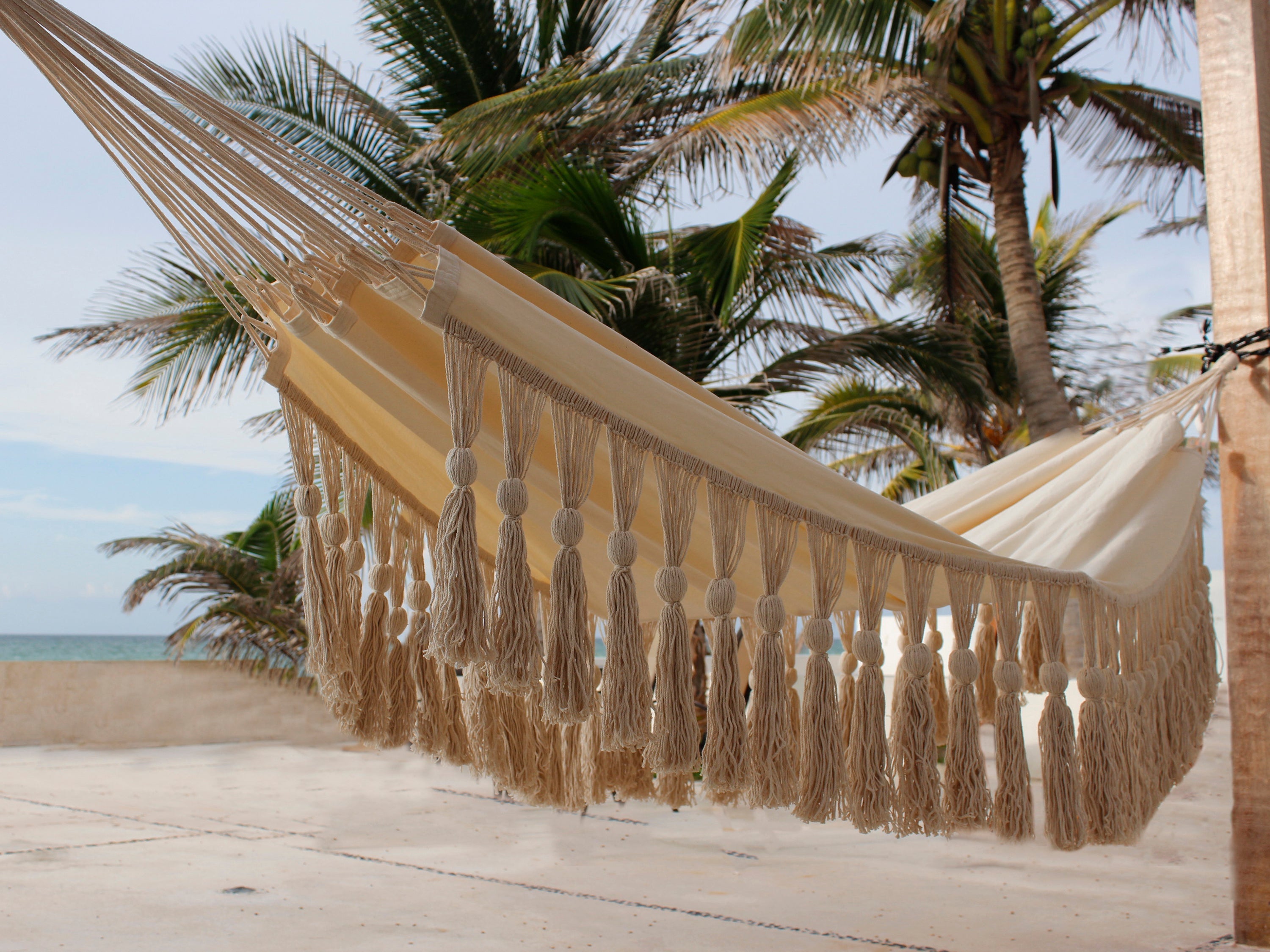 Merida Tassels Hammock, Large, DuraSun® – Cielo Hammocks Europe